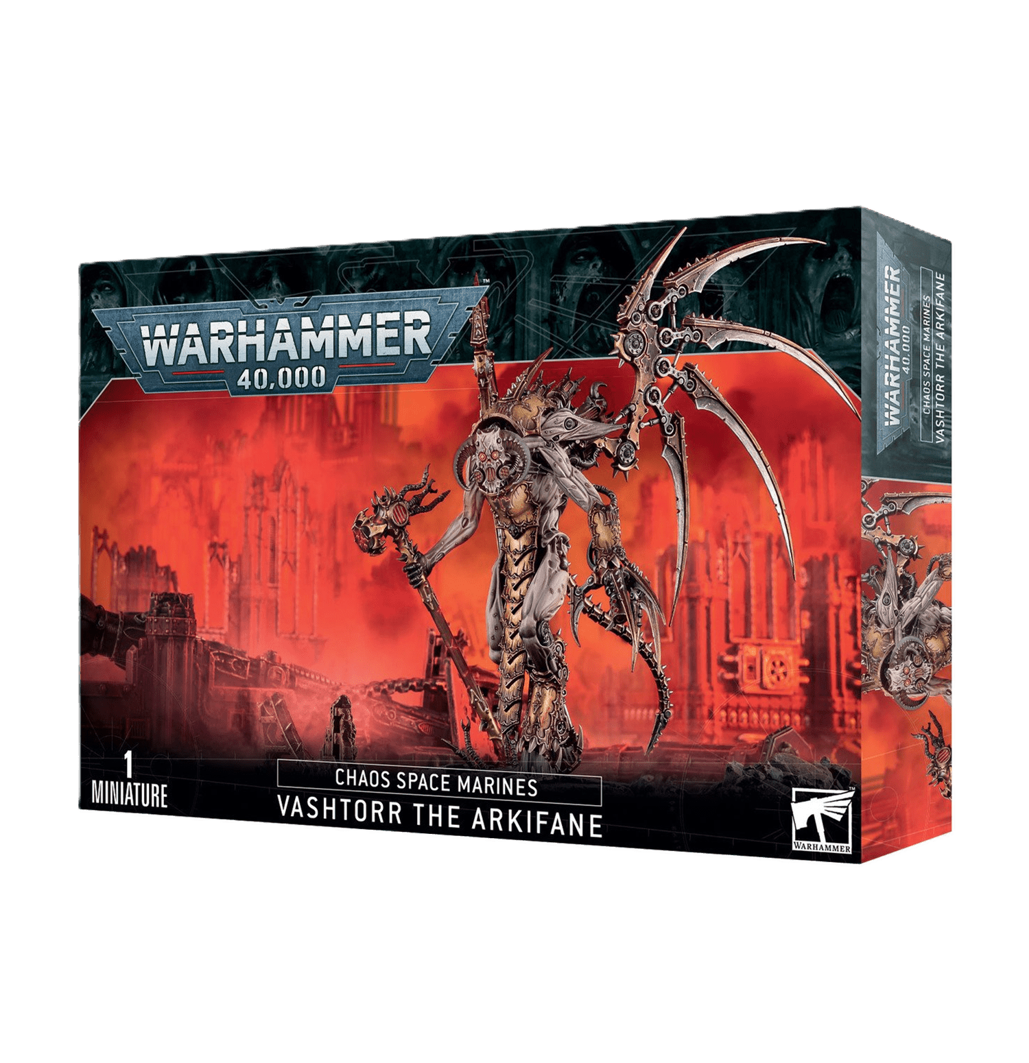 Pack de miniaturas "Warhammer 40000: Chaos Space Marines: Vashtorr The Arkifane"