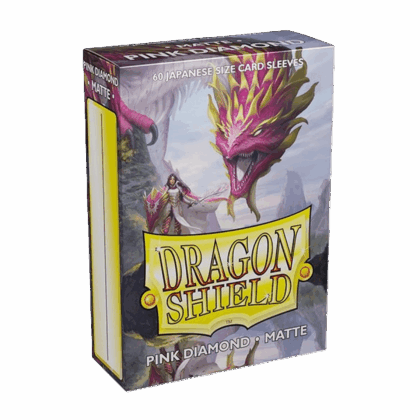 Fundas para cartas "Sleeves Dragon Shield Japanese Matte - Pink Diamond - Pack 60"