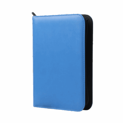 Carpeta de cuero para cartas TCG "Binder Cuero 160 4-Pocket - Blue"