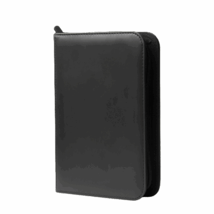 Carpeta de cuero para cartas TCG "Binder Cuero 160 4-Pocket - Black"