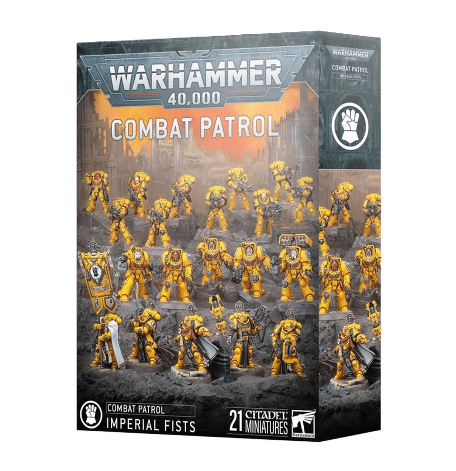 Pack de miniaturas "Warhammer 40000: Combat Patrol: Imperial Fists"