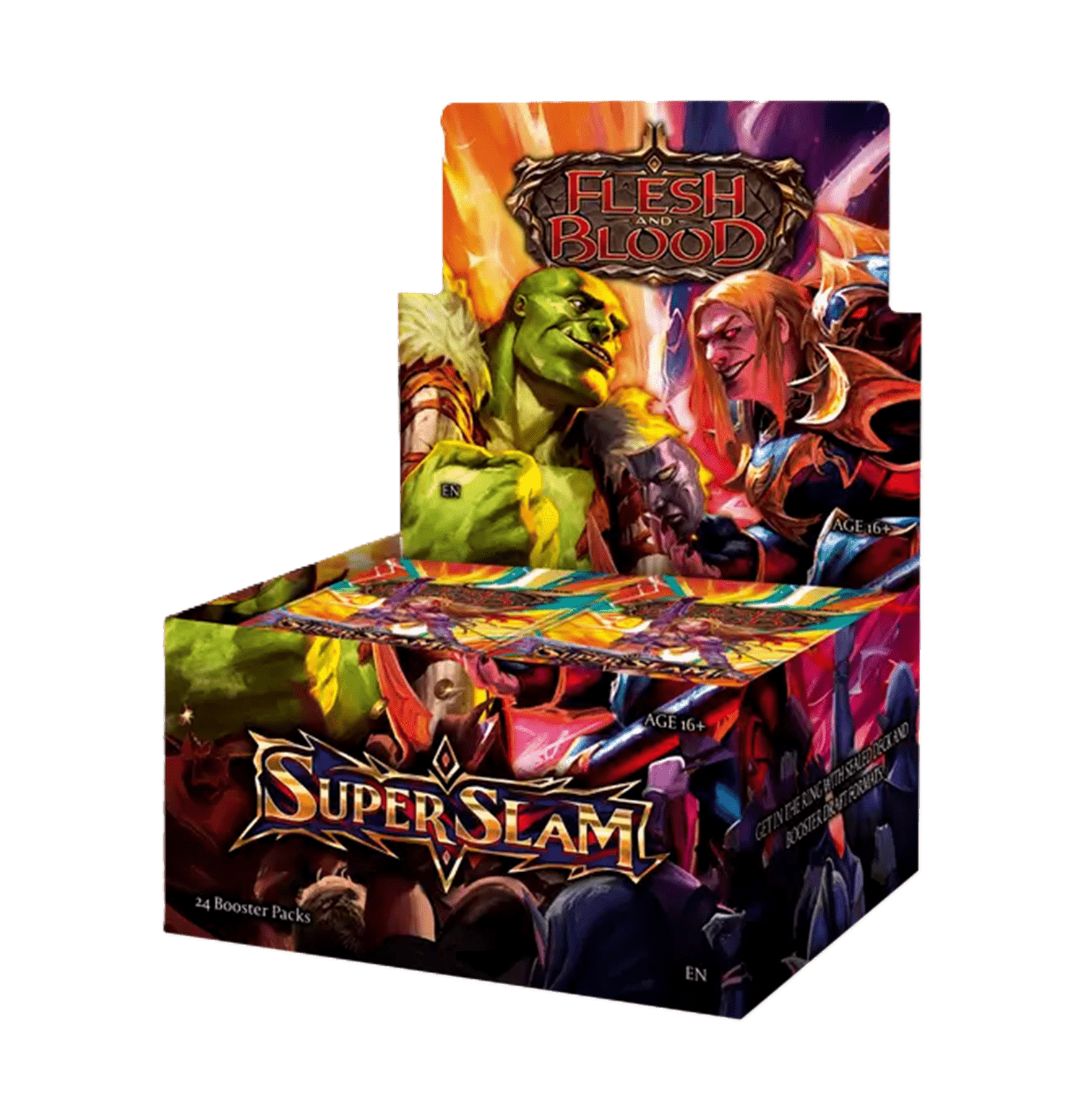 Caja sellada de sobres de cartas "Flesh and Blood: Super Slam - Booster Box"