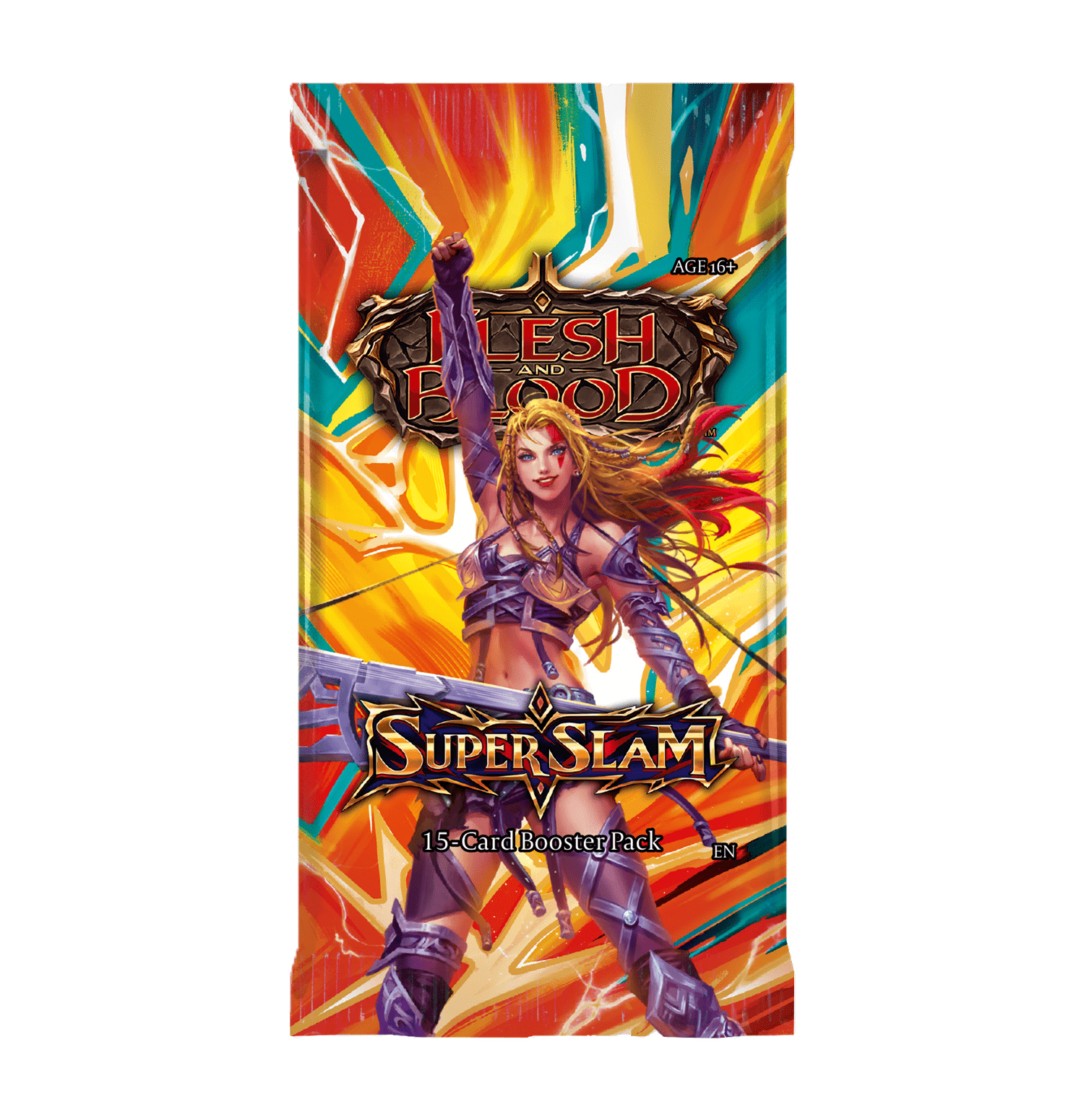 Sobre de cartas "Flesh and Blood: Super Slam - Booster"
