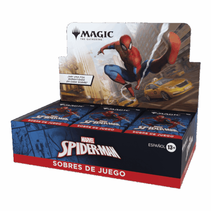 Caja de sobres de cartas "MTG Magic: Marvel’s Spider-Man – Caja de Sobre de Juego"