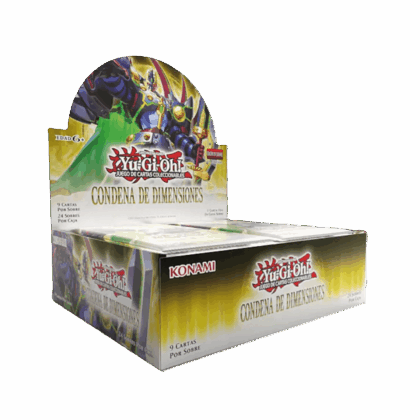 Pack de sobres de cartas "Yu-Gi-Oh! Condena de Dimensiones - Caja de Sobres de Cartas"