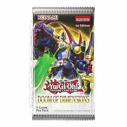 Sobre de cartas "Yu-Gi-Oh! Doom of Dimensions - Booster"