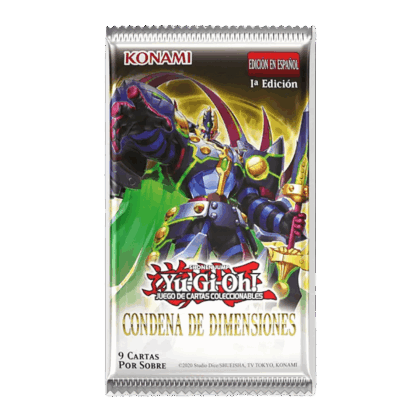 Sobre de cartas "Yu-Gi-Oh! Condena de Dimensiones - Sobre de Cartas"