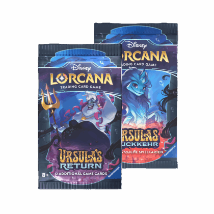 Pack especial de 2 sobres de cartas de "Disney Lorcana: Ursula's Return"
