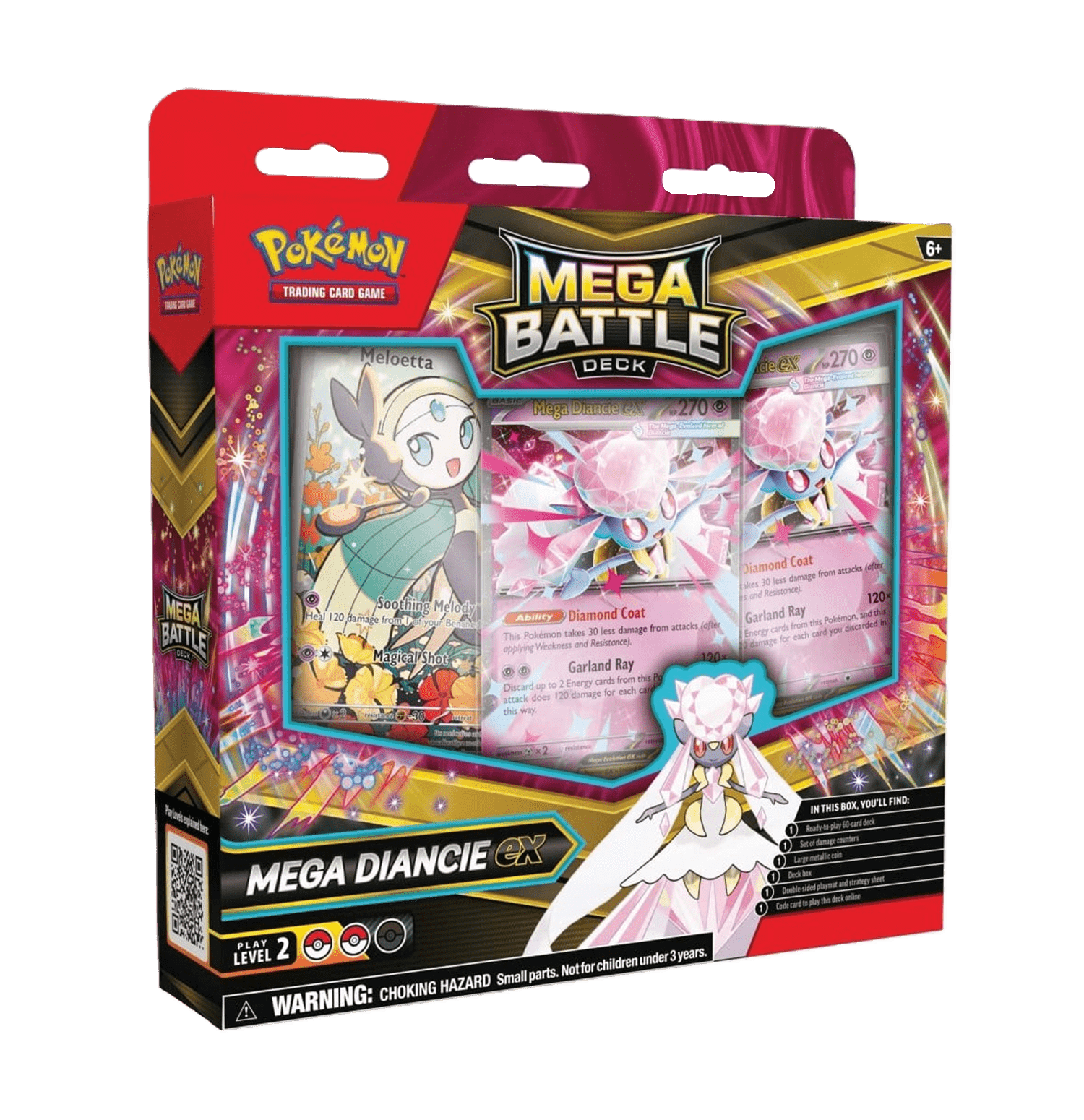 Mazo de cartas "Pokémon TCG: Mega Battle Deck - Mega Diancie ex"