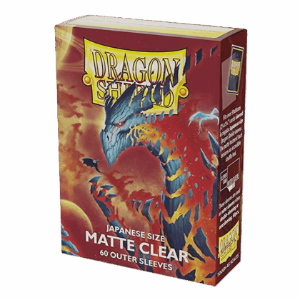 Fundas de cartas "Sleeves Dragon Shield Japanese Outer Matte - Clear - Pack 60"
