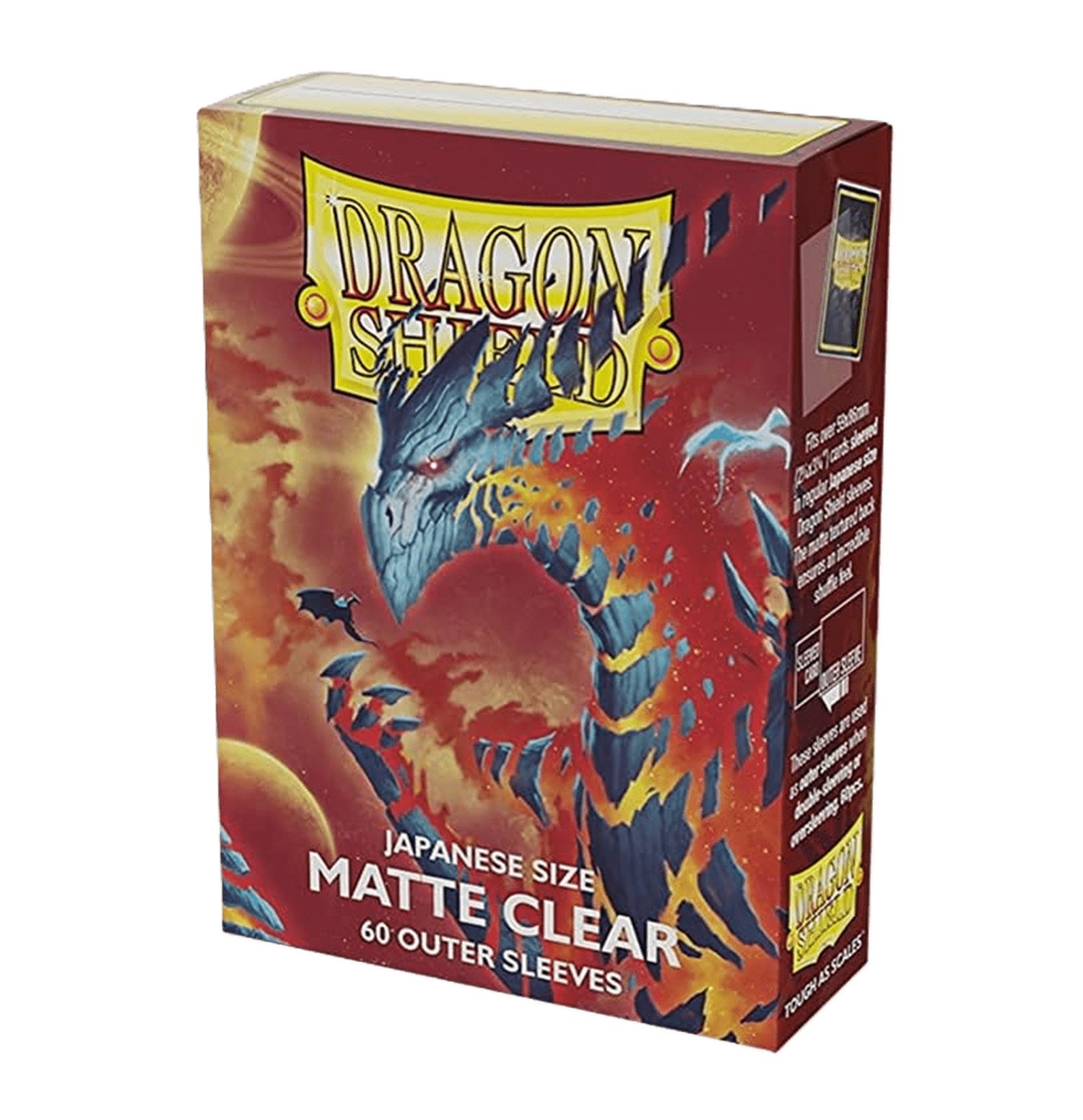 Fundas de cartas "Sleeves Dragon Shield Japanese Outer Matte - Clear - Pack 60"