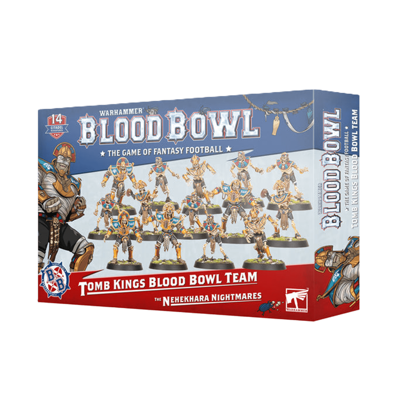 Pack de miniaturas "Blood Bowl: Tomb Kings Team"