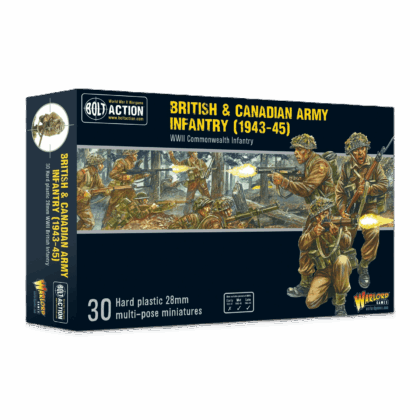 Pack de miniaturas "Bolt Action: British & Canadian Infantry (1943-45)"