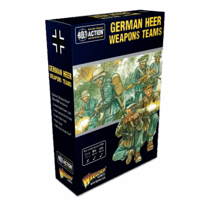 Pack de Miniaturas "Bolt Action: German Heer Weapons Teams"