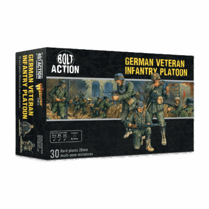 Pack de miniaturas "Bolt Action: German Veteran Infantry Platoon"