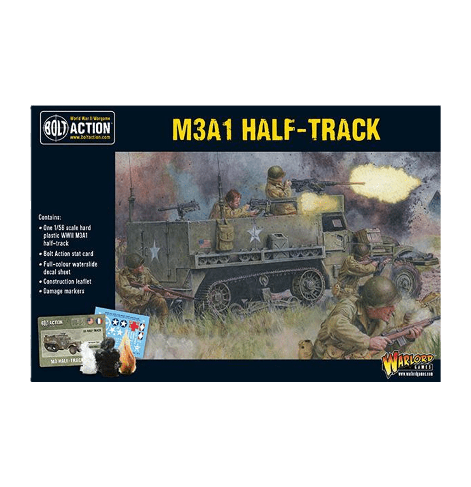 Pack de miniaturas "Bolt Action: M3A1 Half-Track"
