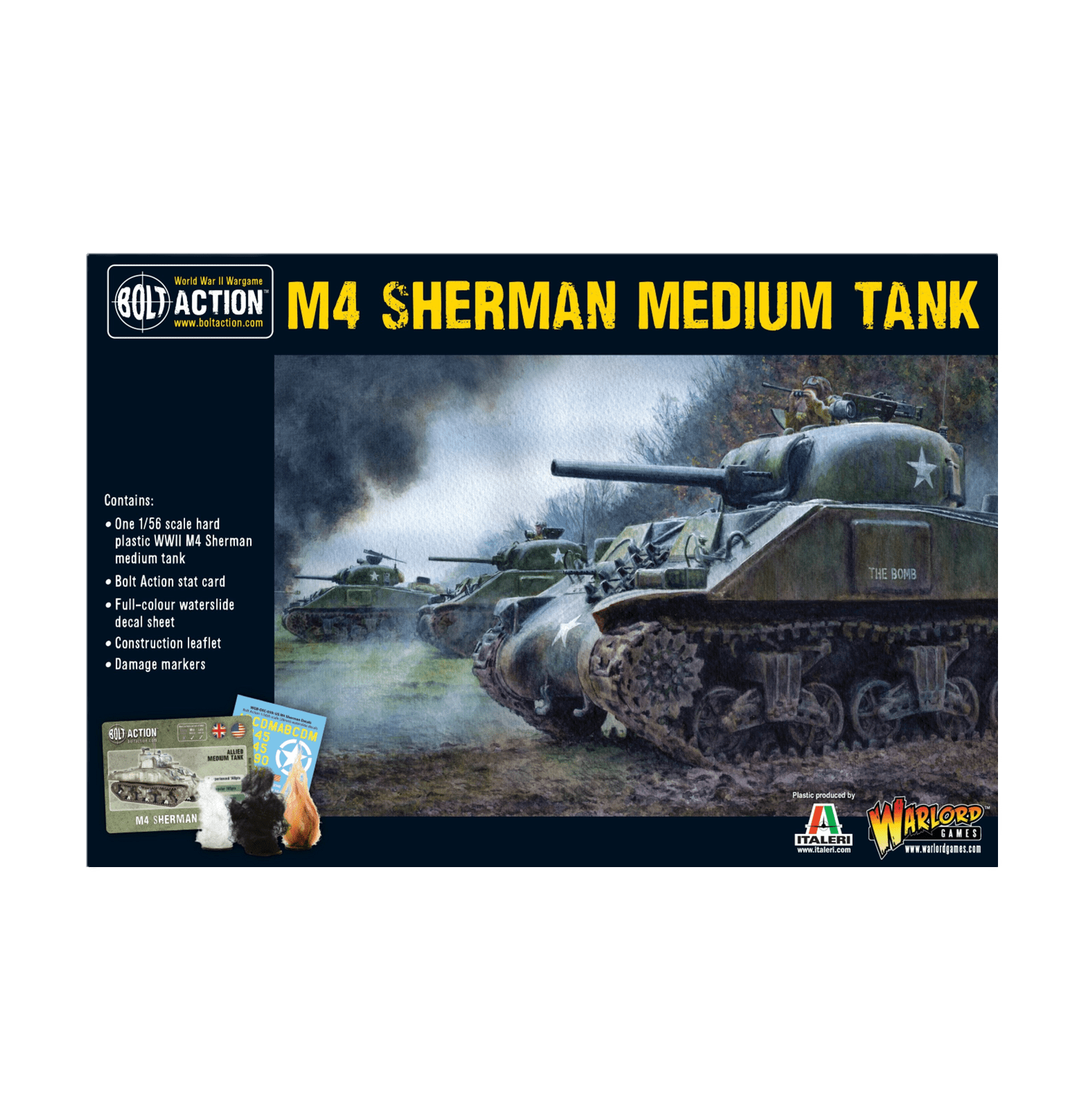 Pack de miniaturas "Bolt Action: M4 Sherman"