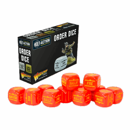 Pack de dados "Bolt Action: Orders Dice pack - Red"