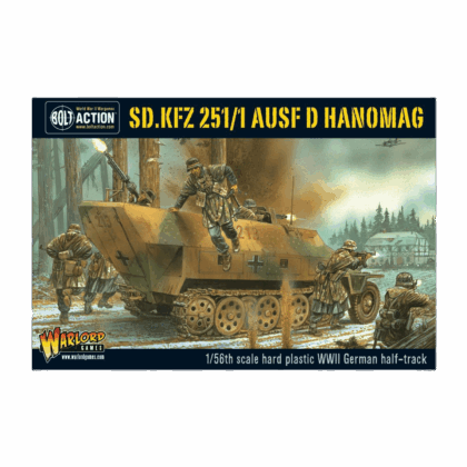 Pack de miniaturas "Bolt Action: Sd.Kfz 251/1 ausf D halftrack Plastic Box Set"