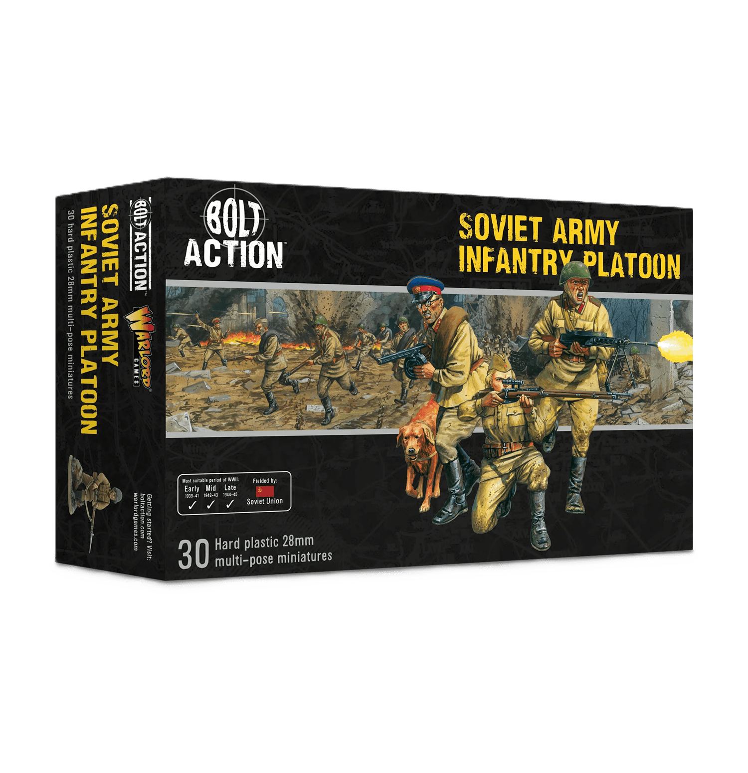 Pack de miniaturas "Bolt Action: Soviet Army Infantry Platoon"
