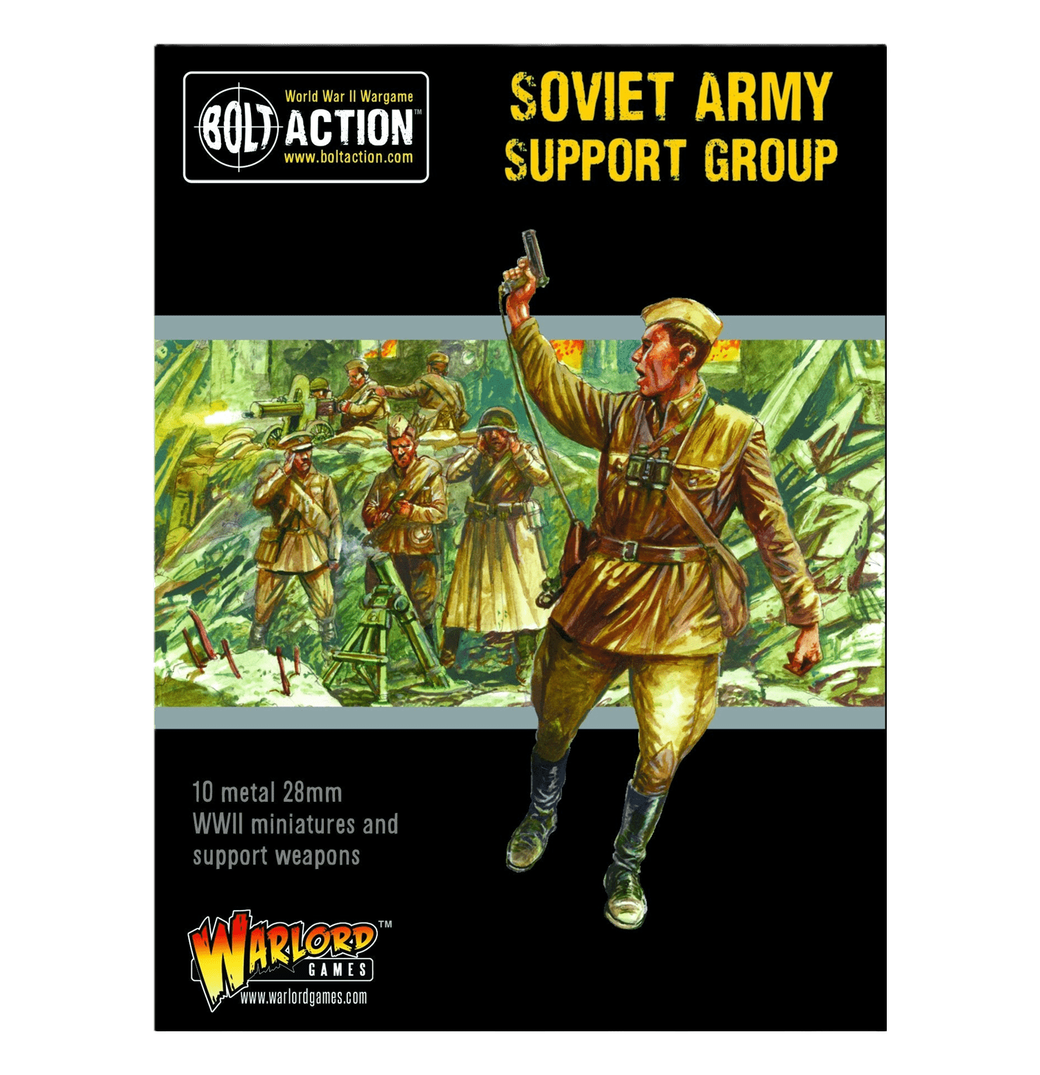 Pack de miniaturas "Bolt Action: Soviet Army Support Group"
