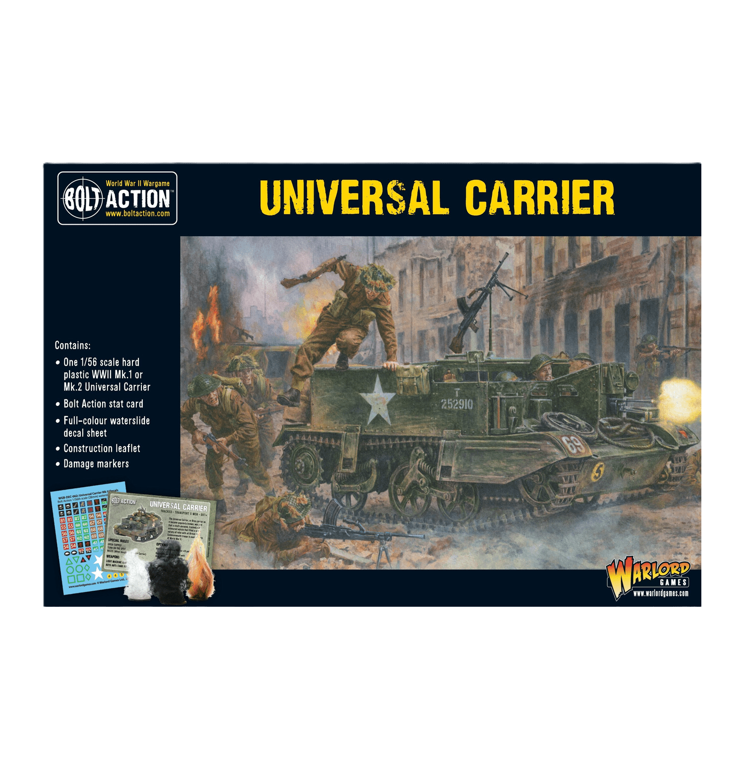 Pack de miniaturas "Bolt Action: Universal Carrier"