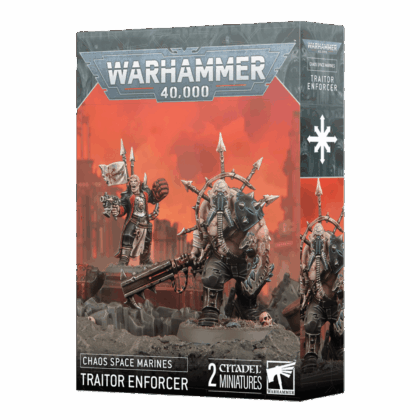 Pack de miniaturas "Warhammer 40000: Chaos Space Marines: Traitor Enforcer"