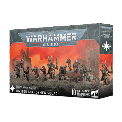 Pack de miniaturas "Warhammer 40000: Chaos Space Marines: Traitor Guardsmen Squad"
