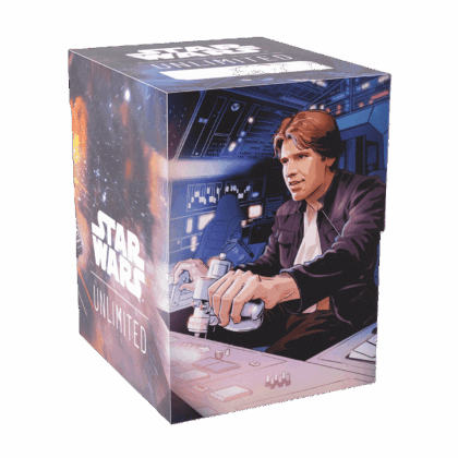 Caja para mazo "GG Star Wars Unlimited Soft Crate - Han Solo/Millenium Falcon"