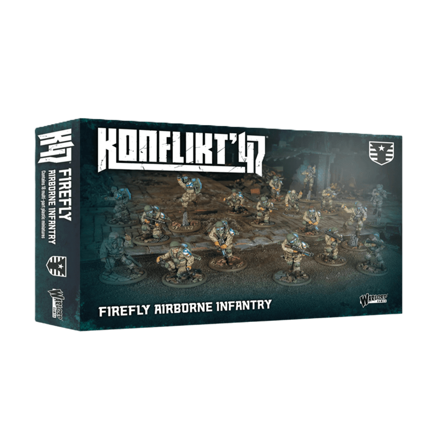 Pack de miniaturas "Konflikt '47: Firefly Airborne Infantry"