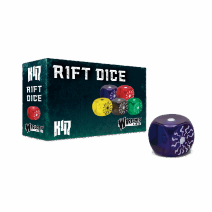 Pack de dados "Konflikt '47 Rift Dice - Blue"