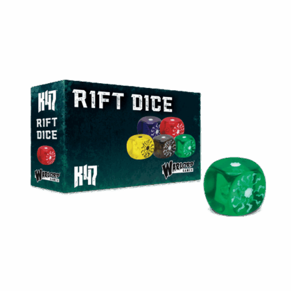 Pack de dados "Konflikt '47 Rift Dice - Green"