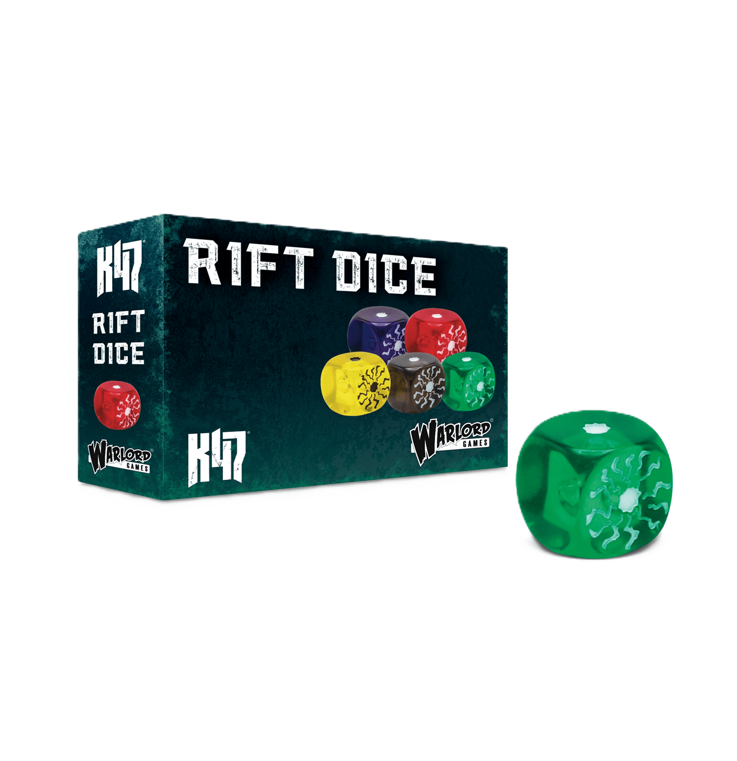 Pack de dados "Konflikt '47 Rift Dice - Green"