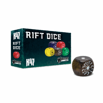 Pack de dados "Konflikt '47 Rift Dice - Grey"