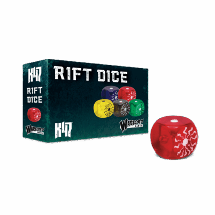 Pack de dados "Konflikt '47 Rift Dice - Red"
