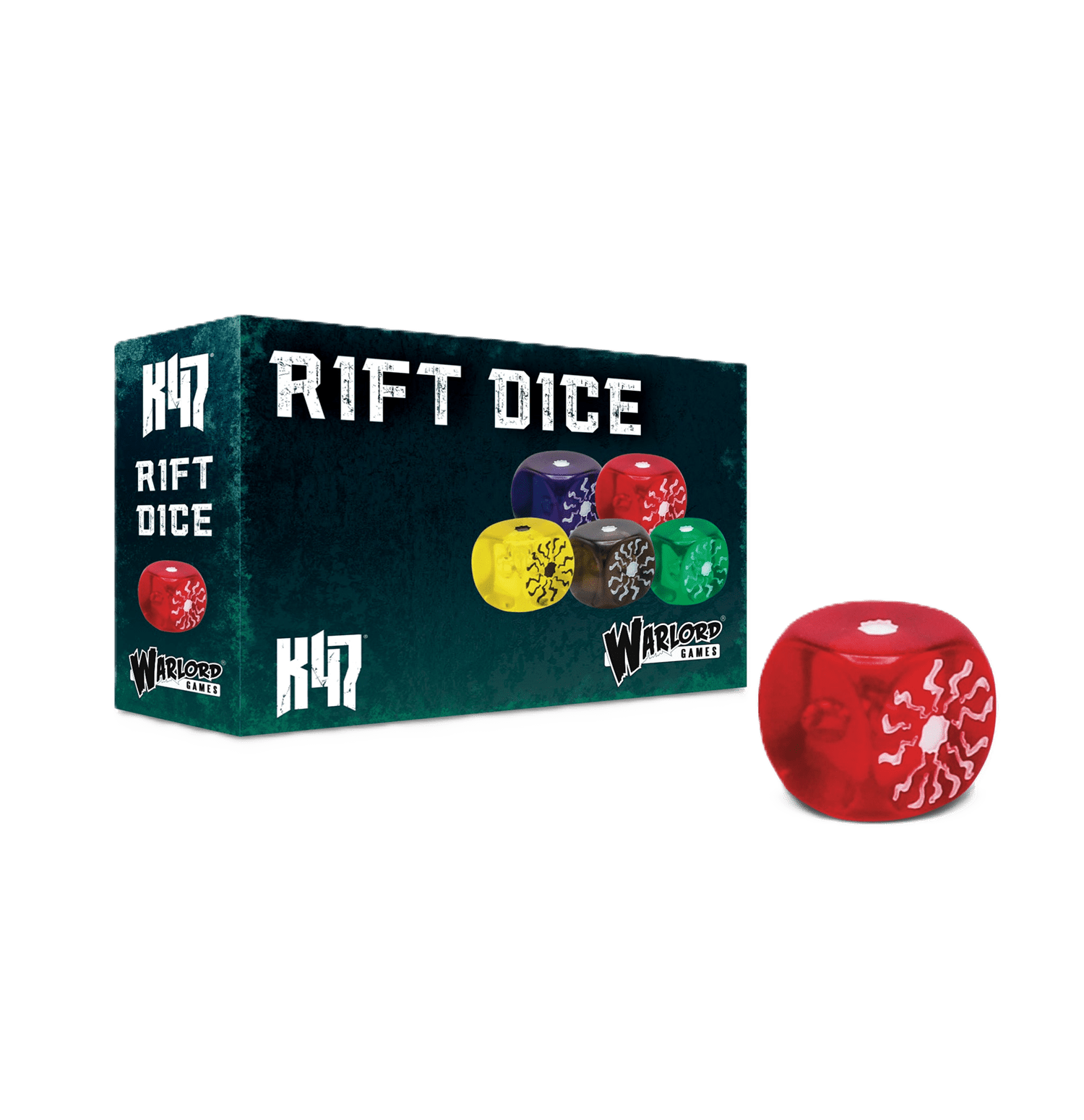 Pack de dados "Konflikt '47 Rift Dice - Red"