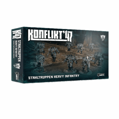 Pack de miniaturas "Konflikt '47: Stahltruppen Heavy Infantry"