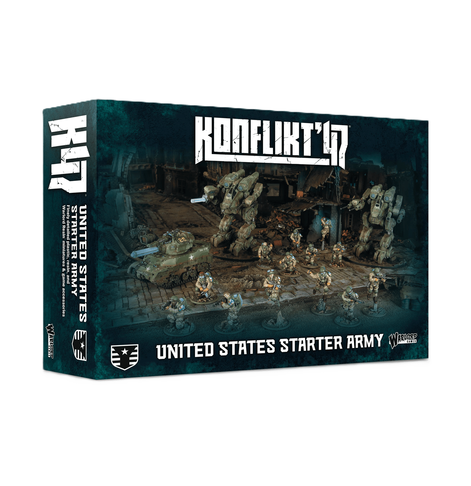 Pack de miniaturas "Konflikt '47: United States starter army"