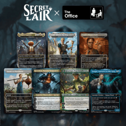 Pack de cartas "MTG Magic: Secret Lair x The Office: Dwight's Destiny"