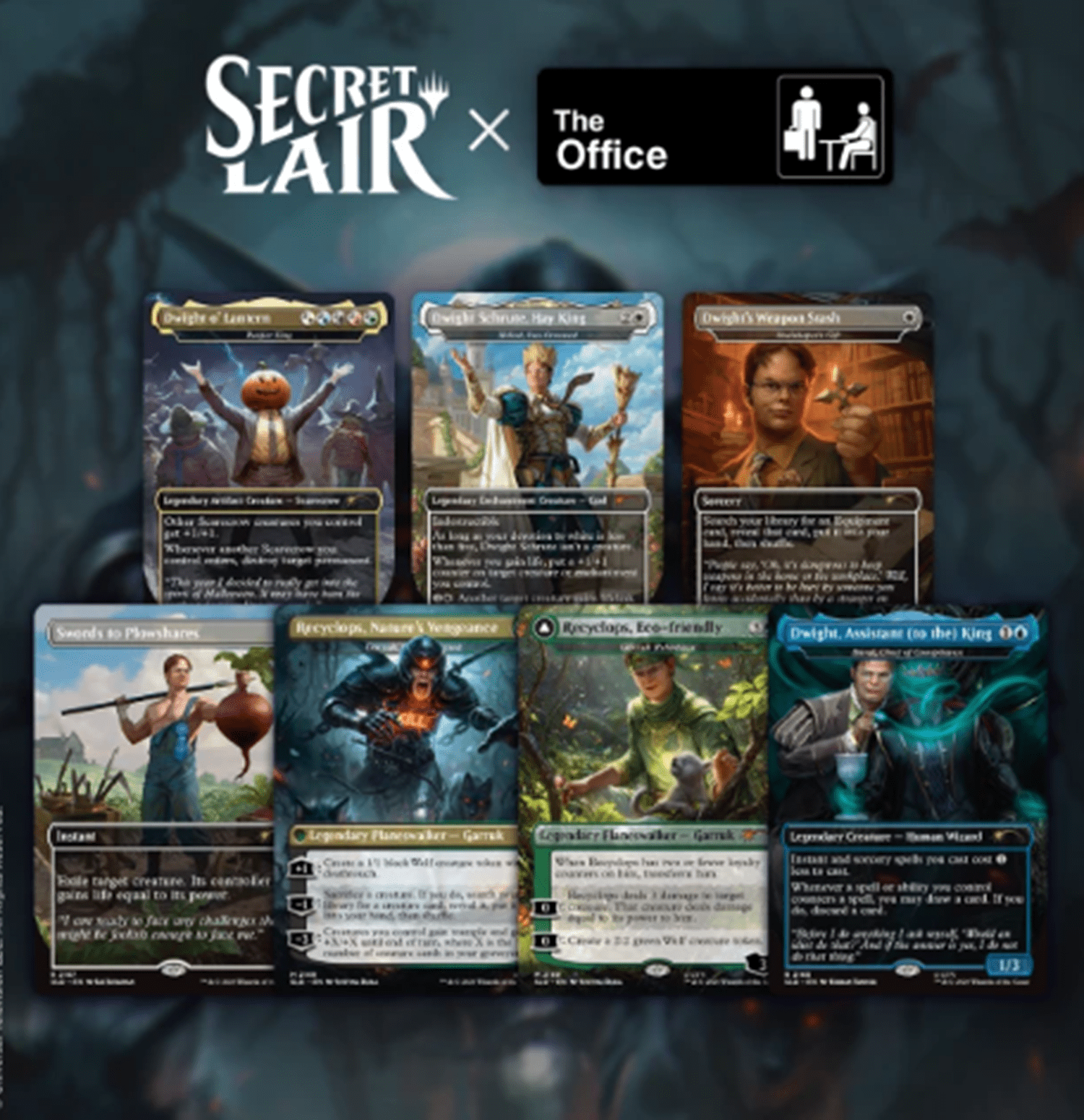 Pack de cartas "MTG Magic: Secret Lair x The Office: Dwight's Destiny"