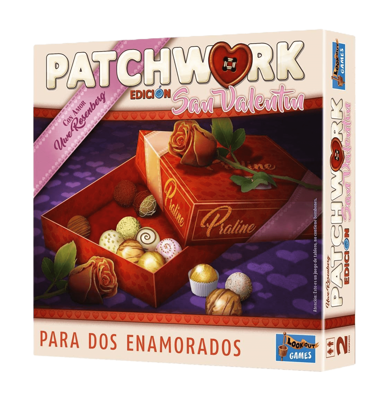 Juego de mesa "Patchwork: Edición San Valentín"