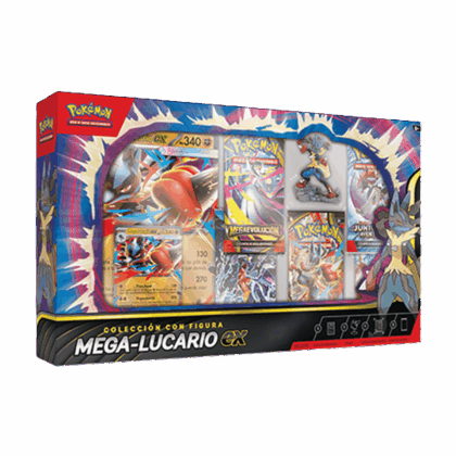 Pack especial "Pokémon TCG: Colección con Figuras: Mega-Lucario EX"
