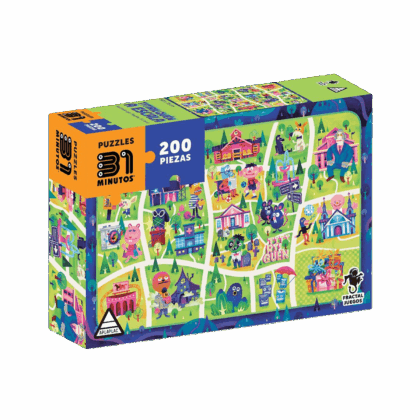 Puzzle "Puzzle 200 Piezas: 31 Minutos: Titirilquén a Escala"