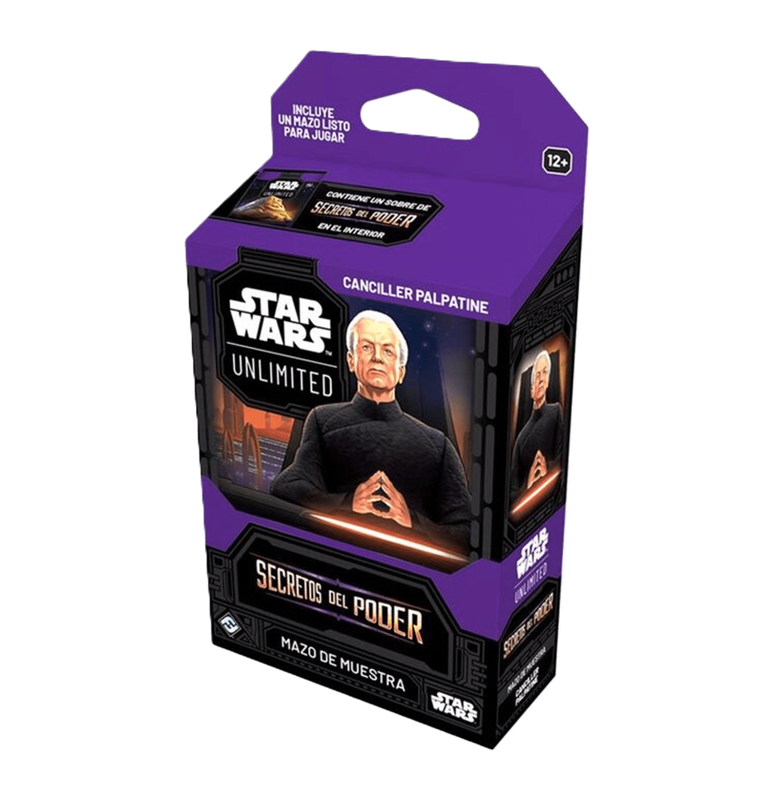 Mazo de cartas "Star Wars Unlimited: Secretos del Poder - Mazo de muestra: Canciller Palpatine"