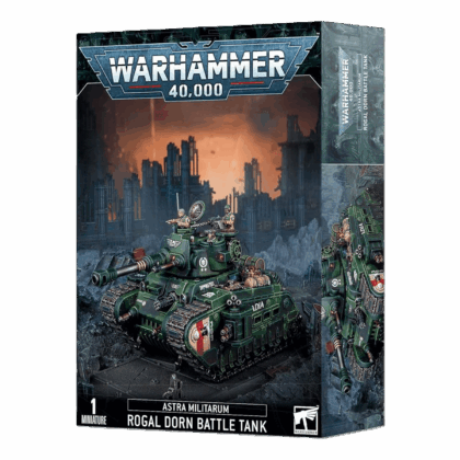Pack de miniaturas "Warhammer 40000: Astra Militarum: Rogal Dorn Battle Tank"