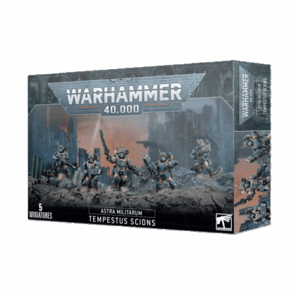 Pack de miniaturas "Warhammer 40000: Astra Militarum: Tempestus Scions"