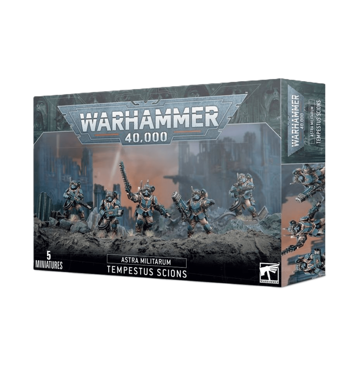 Pack de miniaturas "Warhammer 40000: Astra Militarum: Tempestus Scions"