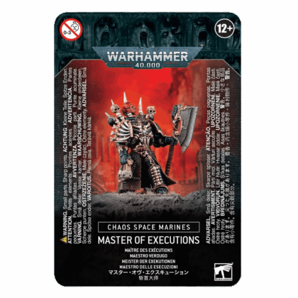 Pack de minituras "Warhammer 40000: Chaos Space Marines: Master of Executions"