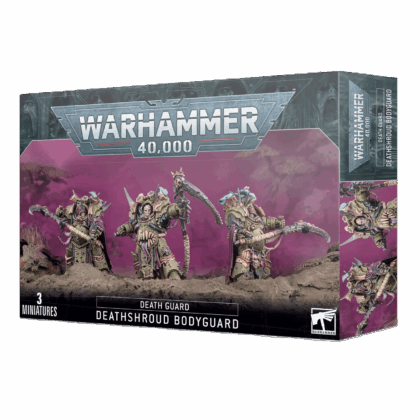 Pack de miniaturas "Warhammer 40000: Death Guard: Deathshroud Bodyguard"