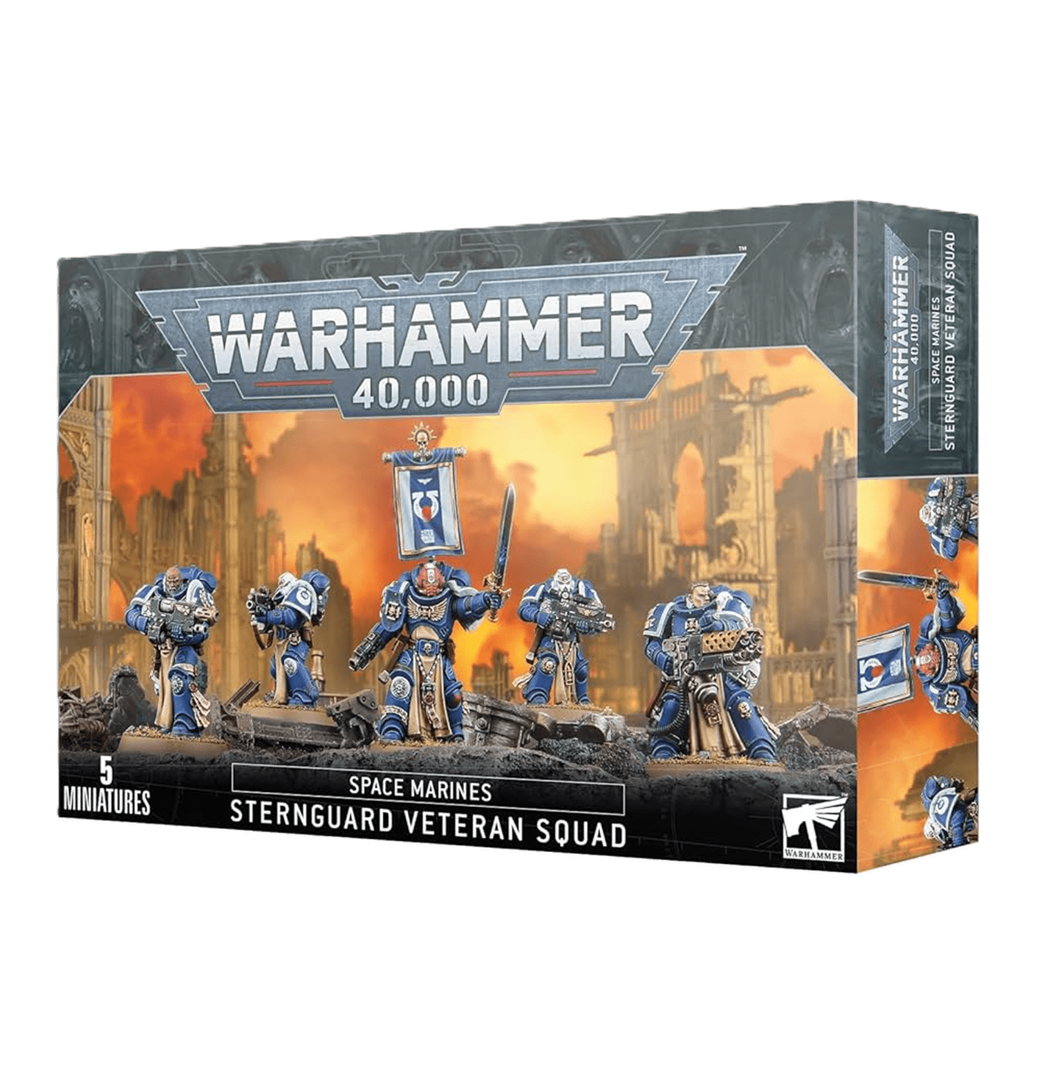 Pack de miniaturas "Warhammer 40000: Space Marines: Sternguard Veteran Squad"